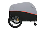 Vidaxl Bike Trailer Black And Orange 45 Kg Iron Vidaxl Bike Trailer Black And Orange 45 Kg Iron
