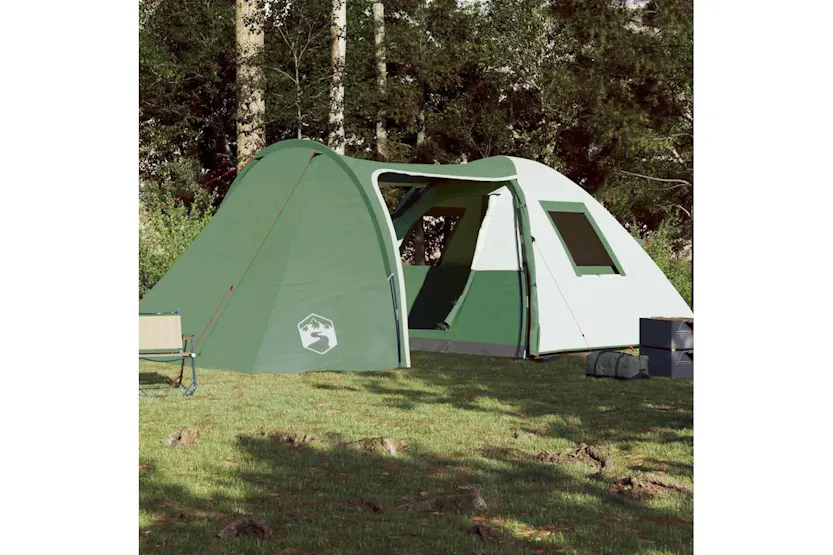 Vidaxl Family Tent Dome 6-person Green Waterproof Vidaxl Family Tent Dome 6-person Green Waterproof