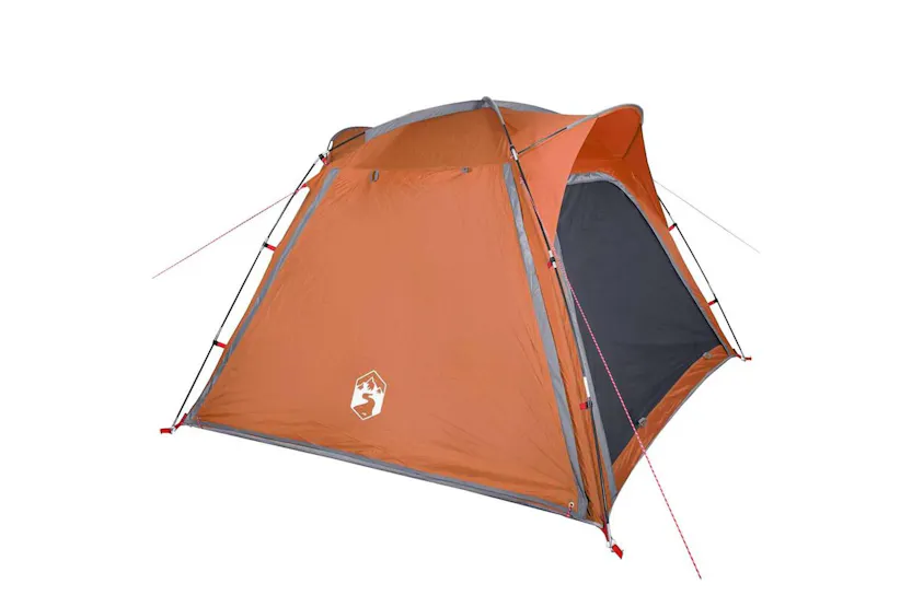 Vidaxl Camping Tent 4-person Grey And Orange Quick Release Waterproof Vidaxl Camping Tent 4-person Grey And Orange Quick Release Waterproof