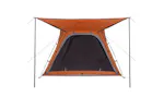 Vidaxl Camping Tent 4-person Grey And Orange Quick Release Waterproof Vidaxl Camping Tent 4-person Grey And Orange Quick Release Waterproof