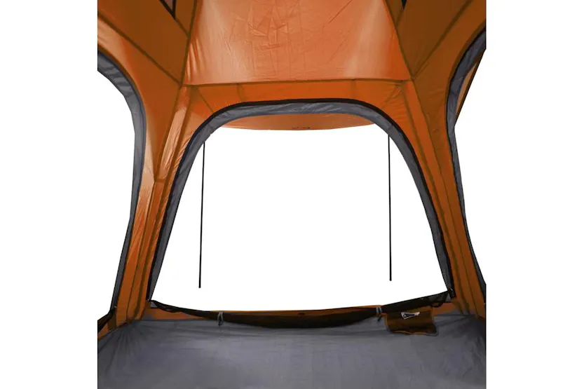 Vidaxl Camping Tent 4-person Grey And Orange Quick Release Waterproof Vidaxl Camping Tent 4-person Grey And Orange Quick Release Waterproof