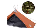 Vidaxl Hanging Tent Tipi 1-person Orange Waterproof Vidaxl Hanging Tent Tipi 1-person Orange Waterproof
