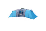 Vidaxl Family Tent Dome 12-person Blue Waterproof Vidaxl Family Tent Dome 12-person Blue Waterproof