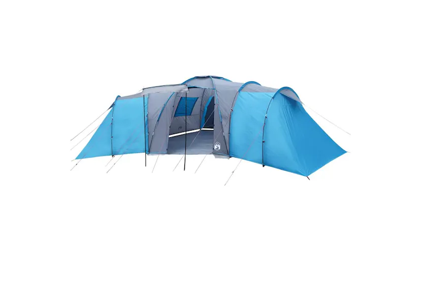 Vidaxl Family Tent Dome 12-person Blue Waterproof Vidaxl Family Tent Dome 12-person Blue Waterproof