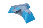 Vidaxl Family Tent Dome 12-person Blue Waterproof Vidaxl Family Tent Dome 12-person Blue Waterproof