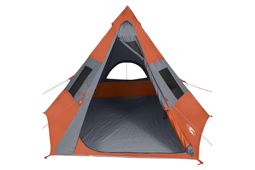 Vidaxl Camping Tent Tipi 7-person Orange Waterproof Vidaxl Camping Tent Tipi 7-person Orange Waterproof