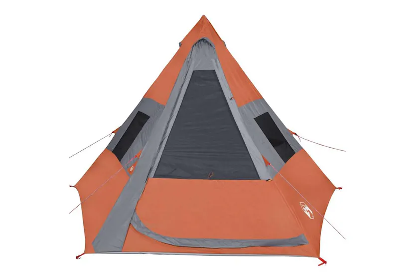 Vidaxl Camping Tent Tipi 7-person Orange Waterproof Vidaxl Camping Tent Tipi 7-person Orange Waterproof