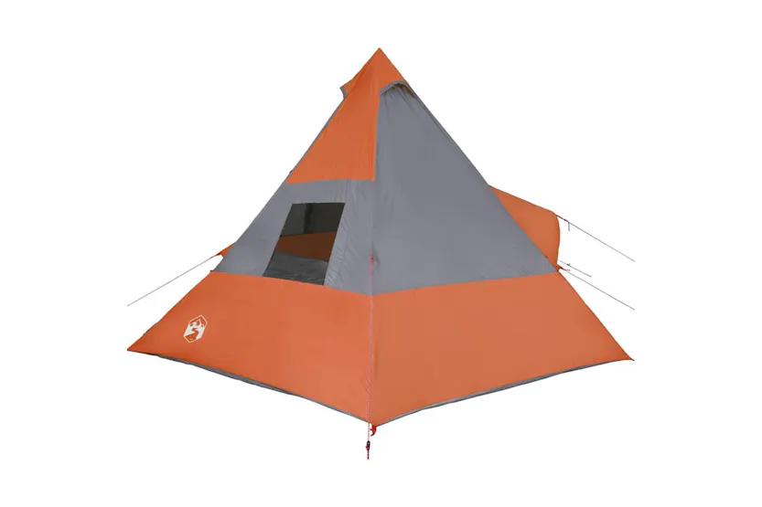 Vidaxl Camping Tent Tipi 7-person Orange Waterproof Vidaxl Camping Tent Tipi 7-person Orange Waterproof