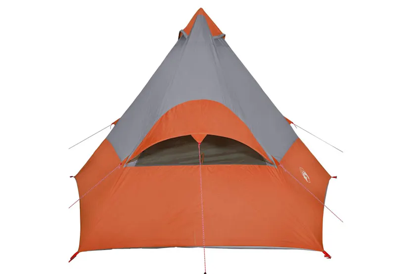 Vidaxl Camping Tent Tipi 7-person Orange Waterproof Vidaxl Camping Tent Tipi 7-person Orange Waterproof