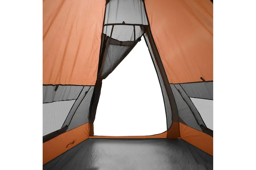 Vidaxl Camping Tent Tipi 7-person Orange Waterproof Vidaxl Camping Tent Tipi 7-person Orange Waterproof