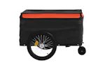 Vidaxl Bike Trailer Black And Orange 45 Kg Iron Vidaxl Bike Trailer Black And Orange 45 Kg Iron