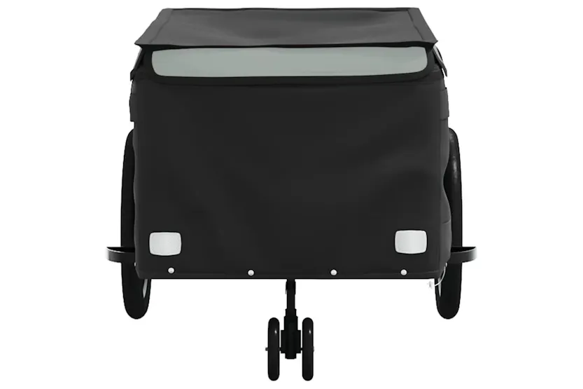 Vidaxl Bike Trailer Black And Grey 45 Kg Iron Vidaxl Bike Trailer Black And Grey 45 Kg Iron