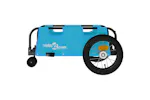 Vidaxl Bike Trailer Blue Oxford Fabric And Iron Vidaxl Bike Trailer Blue Oxford Fabric And Iron