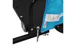 Vidaxl Bike Trailer Blue Oxford Fabric And Iron Vidaxl Bike Trailer Blue Oxford Fabric And Iron