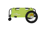 Vidaxl Bike Trailer Green Oxford Fabric And Iron Vidaxl Bike Trailer Green Oxford Fabric And Iron