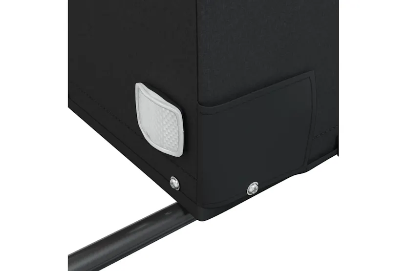 Vidaxl Bike Trailer Black And Orange 30 Kg Iron Vidaxl Bike Trailer Black And Orange 30 Kg Iron