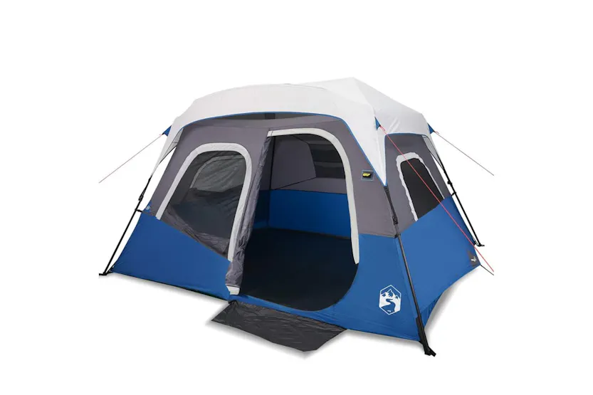 Vidaxl Family Tent With Led 6-person Light Blue Quick Release Vidaxl Family Tent With Led 6-person Light Blue Quick Release