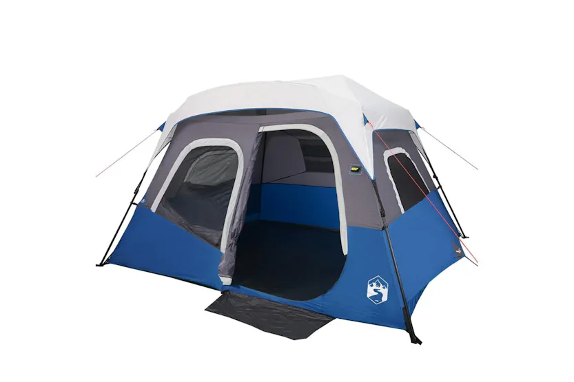 Vidaxl Family Tent With Led 6-person Light Blue Quick Release Vidaxl Family Tent With Led 6-person Light Blue Quick Release