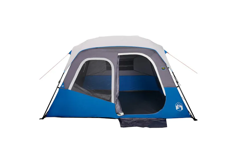 Vidaxl Family Tent With Led 6-person Light Blue Quick Release Vidaxl Family Tent With Led 6-person Light Blue Quick Release