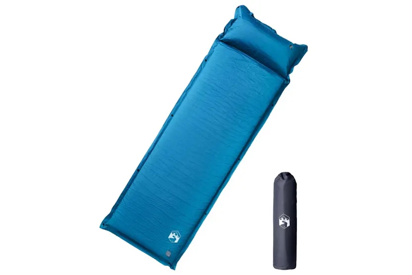 Vidaxl Self Inflating Camping Mattress With Pillow 1-person Turquoise Vidaxl Self Inflating Camping Mattress With Pillow 1-person Turquoise