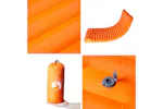 Vidaxl Self Inflating Camping Mattress With Pillow 1-person Orange Vidaxl Self Inflating Camping Mattress With Pillow 1-person Orange