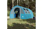 Vidaxl Camping Tent Tunnel 4-person Blue Waterproof Vidaxl Camping Tent Tunnel 4-person Blue Waterproof
