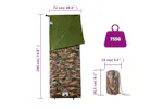 Vidaxl Sleeping Bag For Adults Camping 3 Seasons Vidaxl Sleeping Bag For Adults Camping 3 Seasons