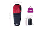 Vidaxl Mummy Sleeping Bag For Adults Camping 3 Seasons Vidaxl Mummy Sleeping Bag For Adults Camping 3 Seasons