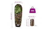 Vidaxl Mummy Sleeping Bag For Adults Camping 3 Seasons Vidaxl Mummy Sleeping Bag For Adults Camping 3 Seasons