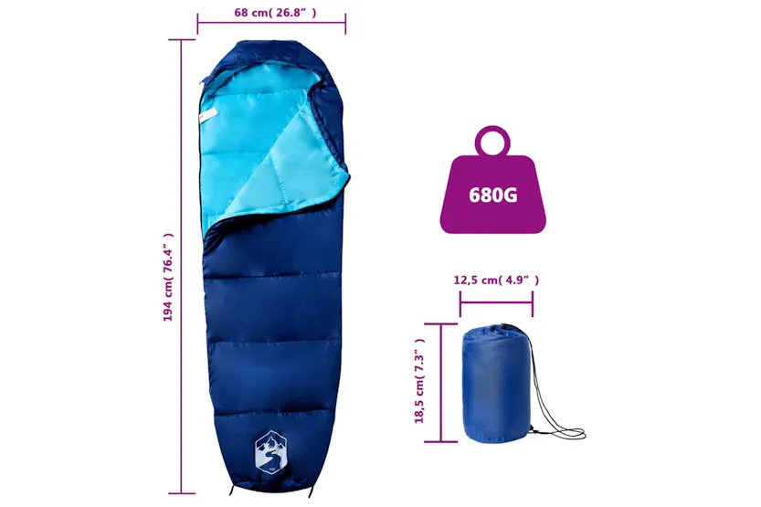 Vidaxl Mummy Sleeping Bag For Adults Camping 3 Seasons Vidaxl Mummy Sleeping Bag For Adults Camping 3 Seasons