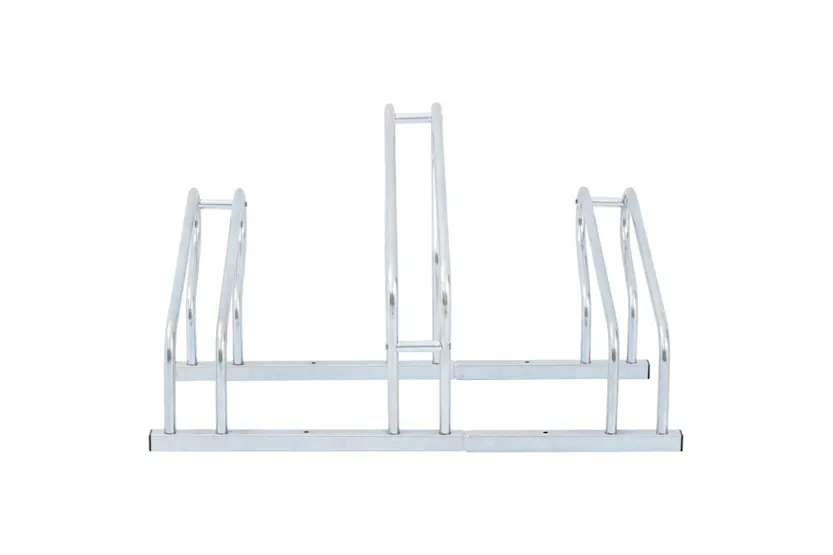 Vidaxl Bicycle Stand For 3 Bikes Floor Freestanding Galvanised Steel Vidaxl Bicycle Stand For 3 Bikes Floor Freestanding Galvanised Steel