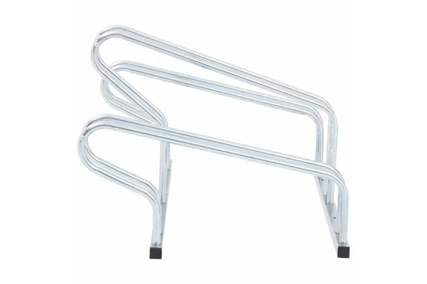 Vidaxl Bicycle Stand For 3 Bikes Floor Freestanding Galvanised Steel Vidaxl Bicycle Stand For 3 Bikes Floor Freestanding Galvanised Steel