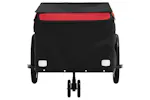 Vidaxl Bike Trailer Black And Red 30 Kg Iron Vidaxl Bike Trailer Black And Red 30 Kg Iron