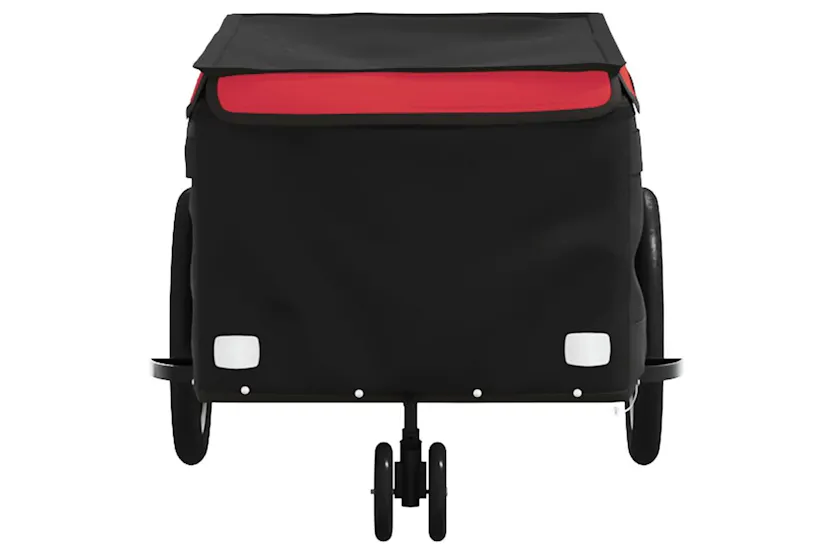 Vidaxl Bike Trailer Black And Red 30 Kg Iron Vidaxl Bike Trailer Black And Red 30 Kg Iron