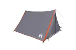 Vidaxl Camping Tent 2-person Grey And Orange Waterproof Vidaxl Camping Tent 2-person Grey And Orange Waterproof