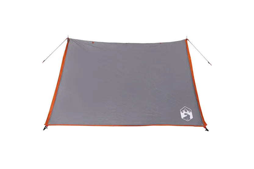 Vidaxl Camping Tent 2-person Grey And Orange Waterproof Vidaxl Camping Tent 2-person Grey And Orange Waterproof