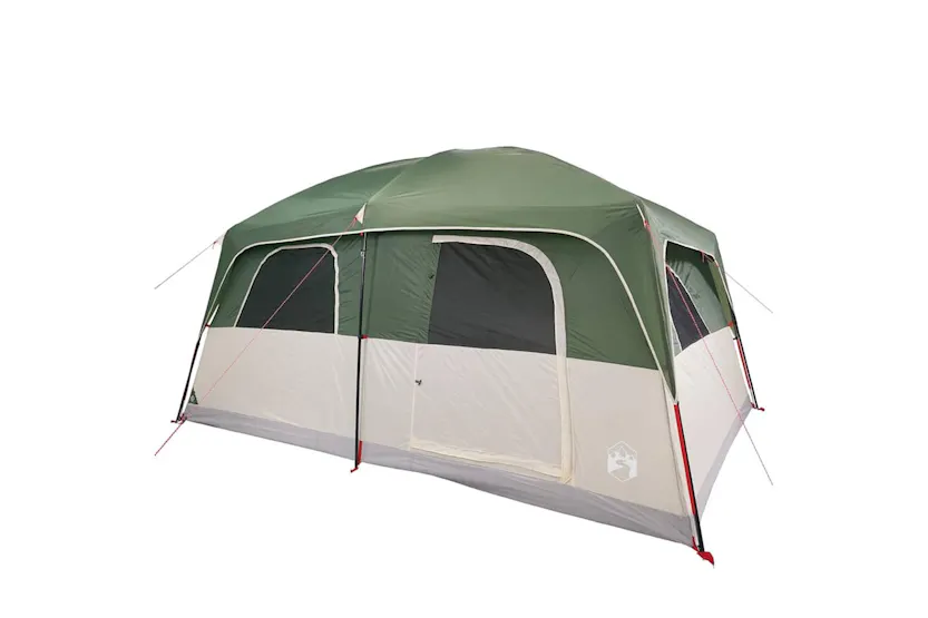 Vidaxl Family Tent Cabin 8-person Green Waterproof Vidaxl Family Tent Cabin 8-person Green Waterproof