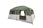 Vidaxl Family Tent Cabin 8-person Green Waterproof Vidaxl Family Tent Cabin 8-person Green Waterproof