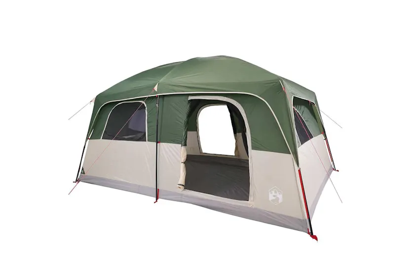 Vidaxl Family Tent Cabin 8-person Green Waterproof Vidaxl Family Tent Cabin 8-person Green Waterproof