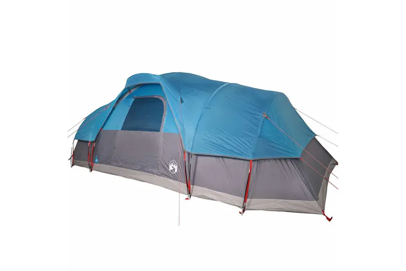 Vidaxl Family Tent Dome 11-person Blue Waterproof Vidaxl Family Tent Dome 11-person Blue Waterproof