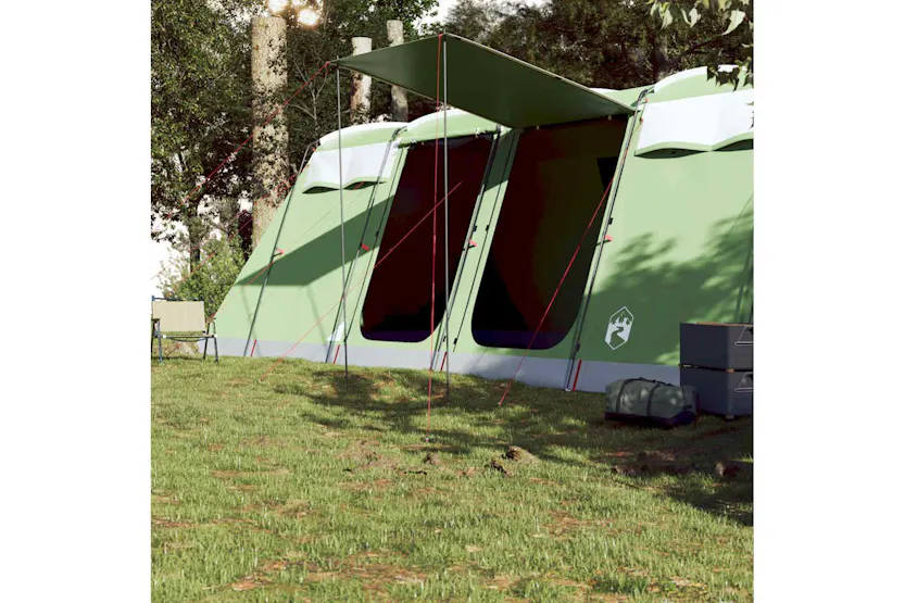 Vidaxl Family Tent Tunnel 8-person Green Waterproof Vidaxl Family Tent Tunnel 8-person Green Waterproof