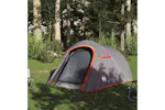 Vidaxl Camping Tent Tunnel 3-person Grey And Orange Waterproof Vidaxl Camping Tent Tunnel 3-person Grey And Orange Waterproof