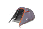 Vidaxl Camping Tent Tunnel 3-person Grey And Orange Waterproof Vidaxl Camping Tent Tunnel 3-person Grey And Orange Waterproof