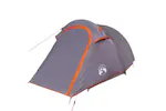 Vidaxl Camping Tent Tunnel 3-person Grey And Orange Waterproof Vidaxl Camping Tent Tunnel 3-person Grey And Orange Waterproof