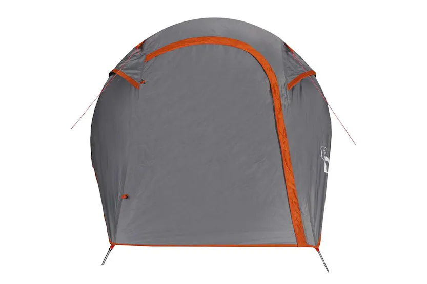 Vidaxl Camping Tent Tunnel 3-person Grey And Orange Waterproof Vidaxl Camping Tent Tunnel 3-person Grey And Orange Waterproof