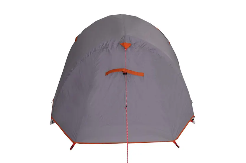 Vidaxl Camping Tent Tunnel 3-person Grey And Orange Waterproof Vidaxl Camping Tent Tunnel 3-person Grey And Orange Waterproof