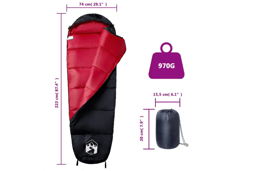 Vidaxl Mummy Sleeping Bag For Adults Camping 3 Seasons Vidaxl Mummy Sleeping Bag For Adults Camping 3 Seasons