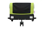 Vidaxl Bike Trailer Black And Green 30 Kg Iron Vidaxl Bike Trailer Black And Green 30 Kg Iron
