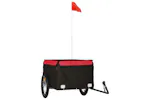 Vidaxl Bike Trailer Black And Red 45 Kg Iron Vidaxl Bike Trailer Black And Red 45 Kg Iron
