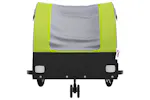 Vidaxl Bike Trailer Black And Green 30 Kg Iron Vidaxl Bike Trailer Black And Green 30 Kg Iron